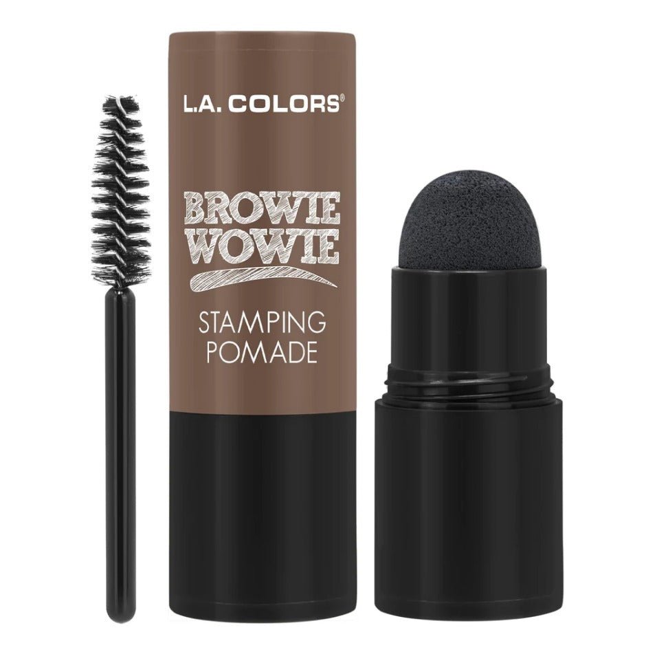 Glamour Us_L.A. Colors_Makeup_Browie Wowie Eyebrow Stamp Kit_Light Brown_CBBP477 The best affordable Latina and Mexican makeup, beauty and cosmetics supply store in Chula Vista, San Diego