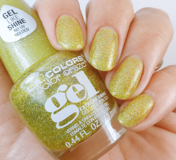 Glamour Us_L.A. Colors_Nails_Color Craze Extreme Shine Gel Polish_Beaming_CNL285 The best affordable Latina and Mexican makeup, beauty and cosmetics supply store in Chula Vista, San Diego