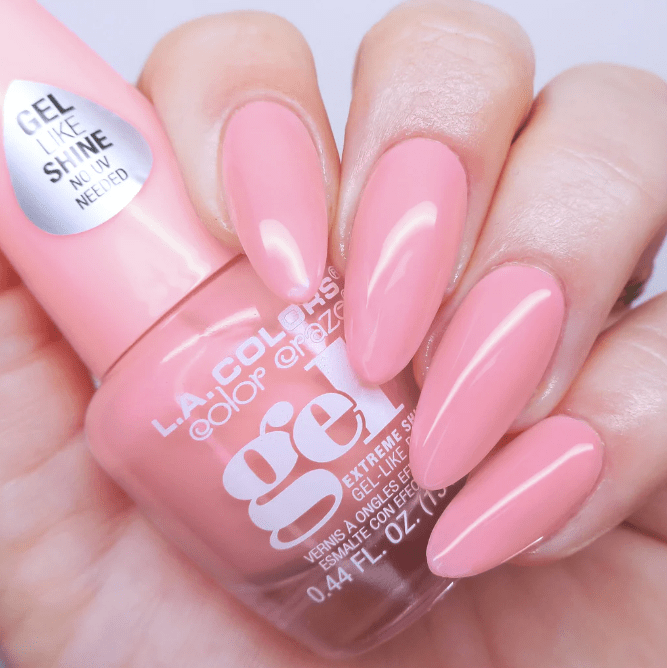 Glamour Us_L.A. Colors_Nails_Pink Please! Gel Polish_Pink Glaze_CNL642 The best affordable Latina and Mexican makeup, beauty and cosmetics supply store in Chula Vista, San Diego