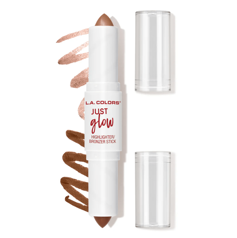 Glamour Us_L.A. Colors_Makeup_Just Glow Highlighter/ Bronzer Stick_Copper Haze_CCS596 The best affordable Latina and Mexican makeup, beauty and cosmetics supply store in Chula Vista, San Diego