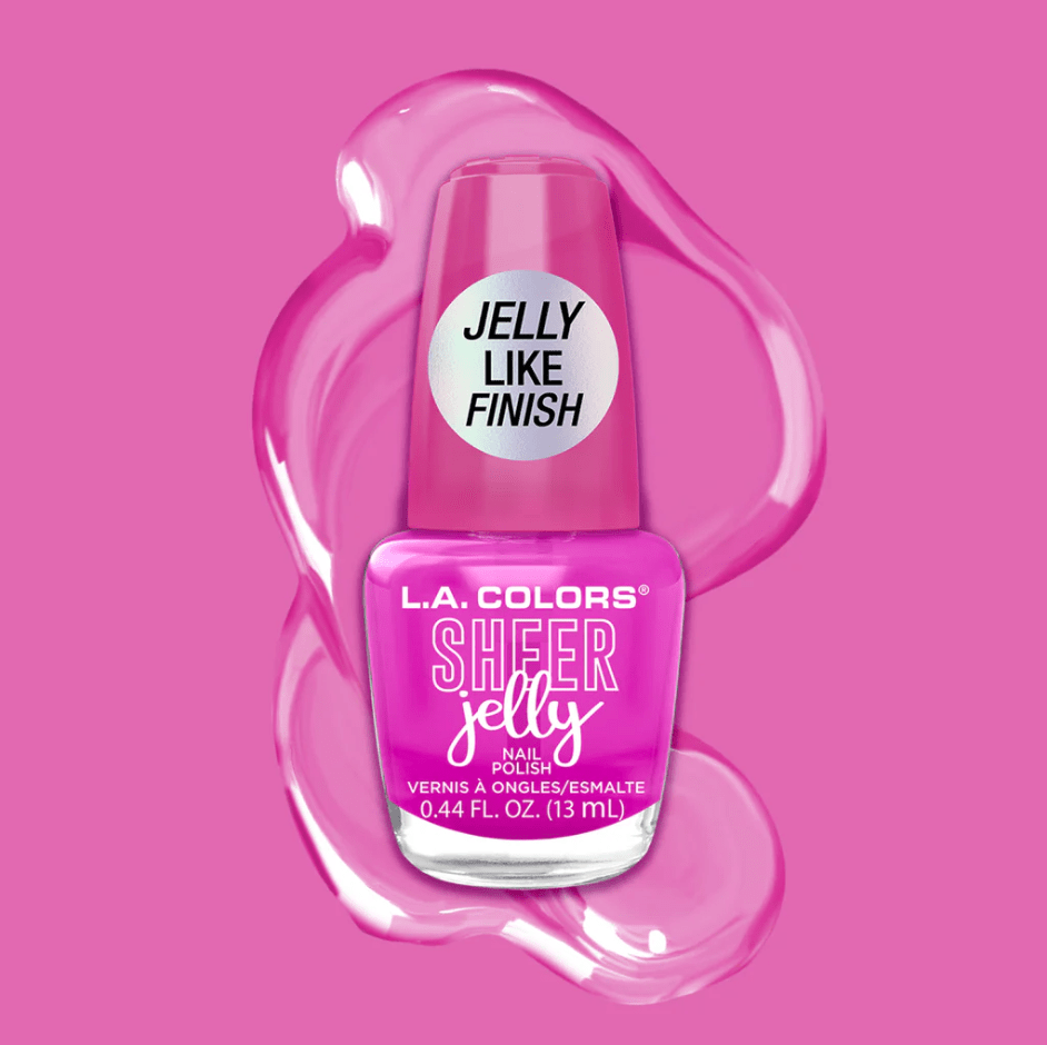 Glamour Us_L.A. Colors_Nails_Sheer Jelly Nail Polish_Illusion_CNL723 The best affordable Latina and Mexican makeup, beauty and cosmetics supply store in Chula Vista, San Diego