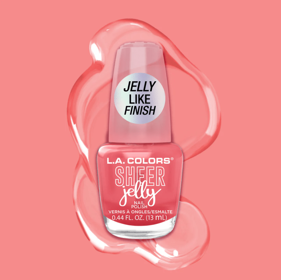 Glamour Us_L.A. Colors_Nails_Sheer Jelly Nail Polish_Mirage_CNL721 The best affordable Latina and Mexican makeup, beauty and cosmetics supply store in Chula Vista, San Diego