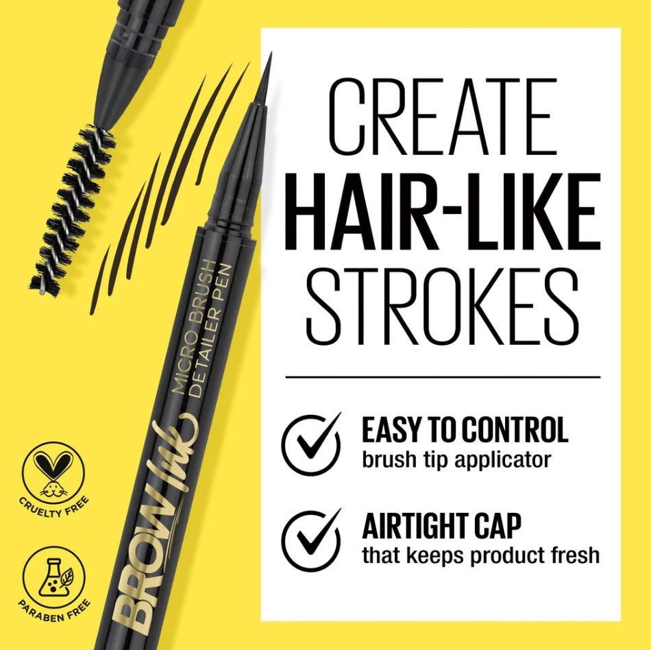 Glamour Us_L.A. Girl_Makeup_Eyebrow Ink Micro Brush Detailer Pen_Soft Brown_GBP345 The best affordable Latina and Mexican makeup, beauty and cosmetics supply store in Chula Vista, San Diego