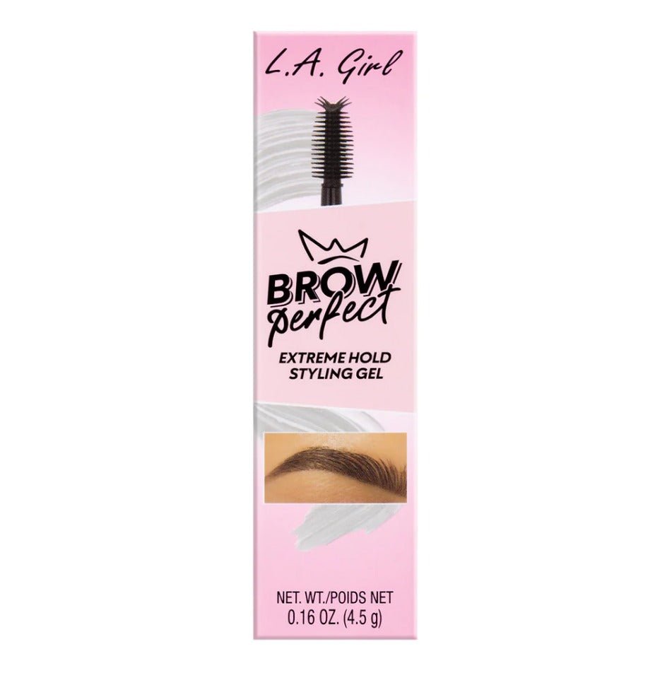 Glamour Us_L.A. Girl_Makeup_Eyebrow Perfect Extreme Hold Styling Gel__GBG389 The best affordable Latina and Mexican makeup, beauty and cosmetics supply store in Chula Vista, San Diego
