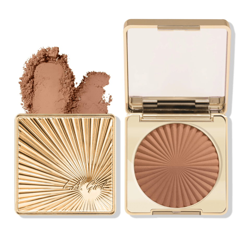 Glamour Us_L.A. Girl_Makeup_Duo Sculpt & Define Matte Bronzer_Golden Hour_GFP687 The best affordable Latina and Mexican makeup, beauty and cosmetics supply store in Chula Vista, San Diego
