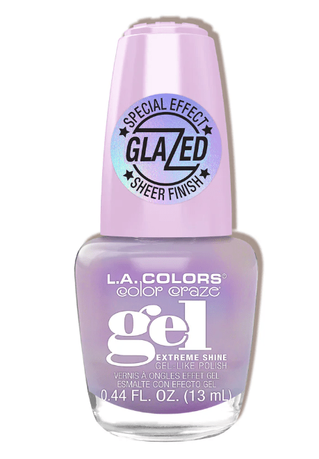 Glamour Us_L.A. Colors_Nails_Glazed Gel Like Nail Polish_Dream Chaser_CNL692 The best affordable Latina and Mexican makeup, beauty and cosmetics supply store in Chula Vista, San Diego