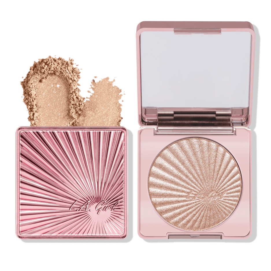 Glamour Us_L.A. Girl_Makeup_Shimmer & Sparkle Highlighter with Mirror__GFP685 The best affordable Latina and Mexican makeup, beauty and cosmetics supply store in Chula Vista, San Diego
