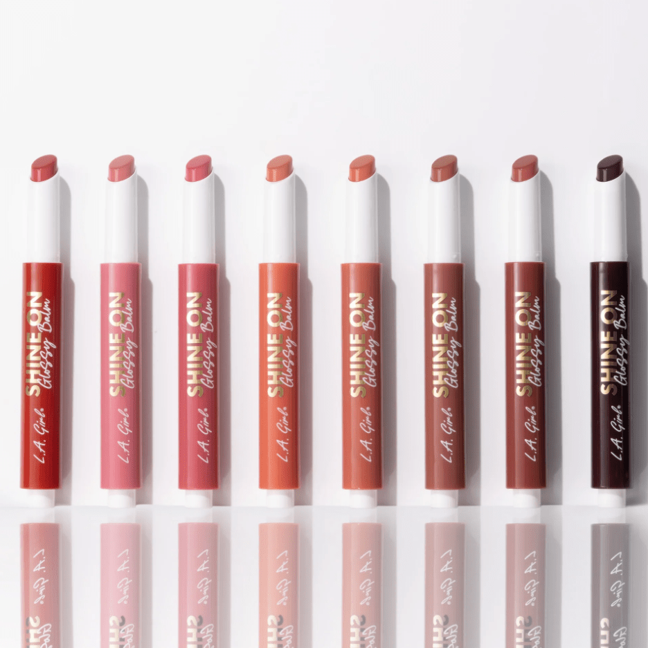 Glamour Us_L.A. Girl_Makeup_Shine On Glossy Balm_Angelic Glow_GLC901 The best affordable Latina and Mexican makeup, beauty and cosmetics supply store in Chula Vista, San Diego