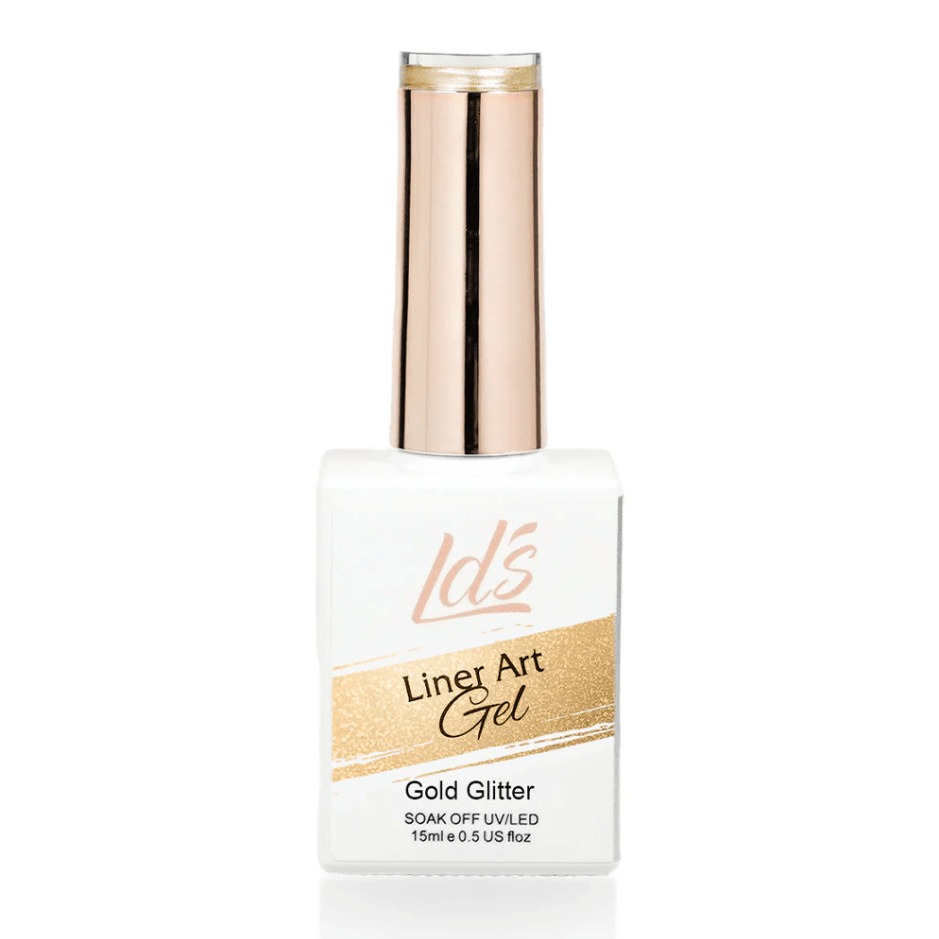 Glamour Us_LDS_Nails_Gold Glitter UV Led Line Art Gel Polish 15 ml__LDS23 The best affordable Latina and Mexican makeup, beauty and cosmetics supply store in Chula Vista, San Diego