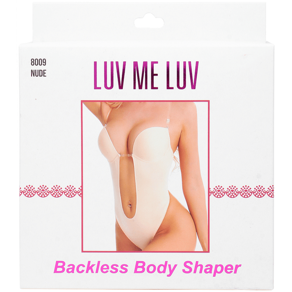 Glamour Us_Luv Me Luv_Bras_Backless Body Shaper_Nude M_8009 - NDM The best affordable Latina and Mexican makeup, beauty and cosmetics supply store in Chula Vista, San Diego