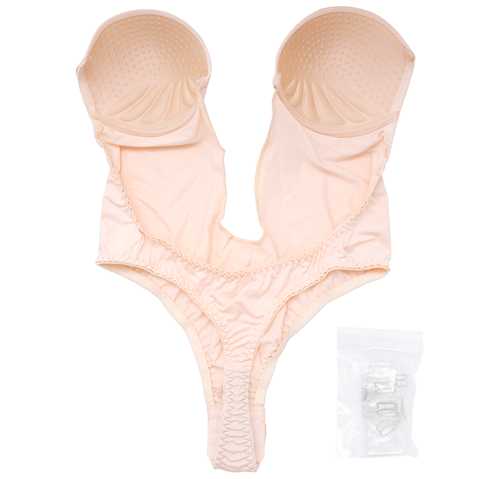 Glamour Us_Luv Me Luv_Bras_Backless Body Shaper_Nude M_8009 - NDM The best affordable Latina and Mexican makeup, beauty and cosmetics supply store in Chula Vista, San Diego