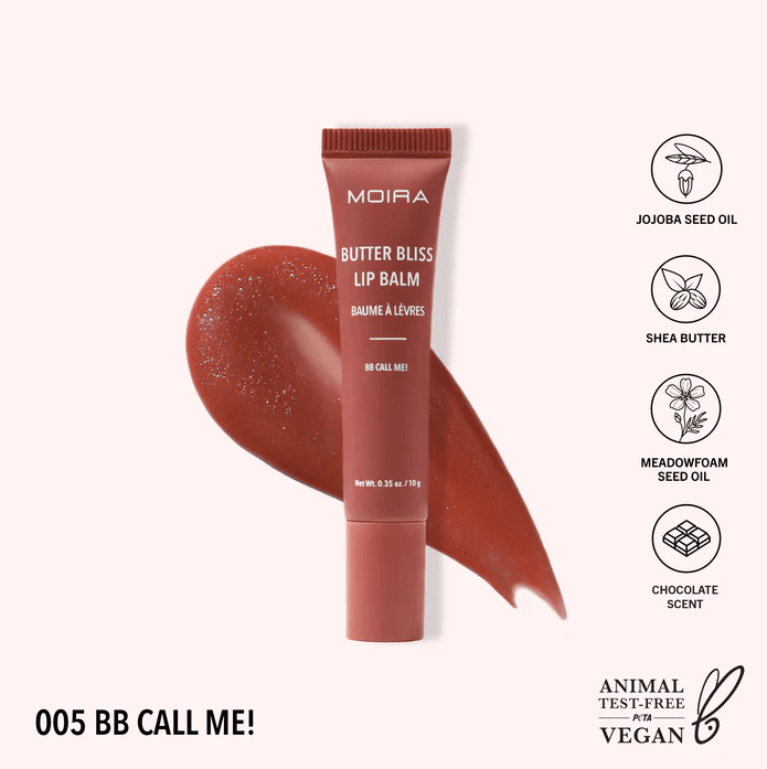 Glamour Us_Moira_Makeup_Butter Bliss Lip Balm_BB Call Me_BBLB005 The best affordable Latina and Mexican makeup, beauty and cosmetics supply store in Chula Vista, San Diego
