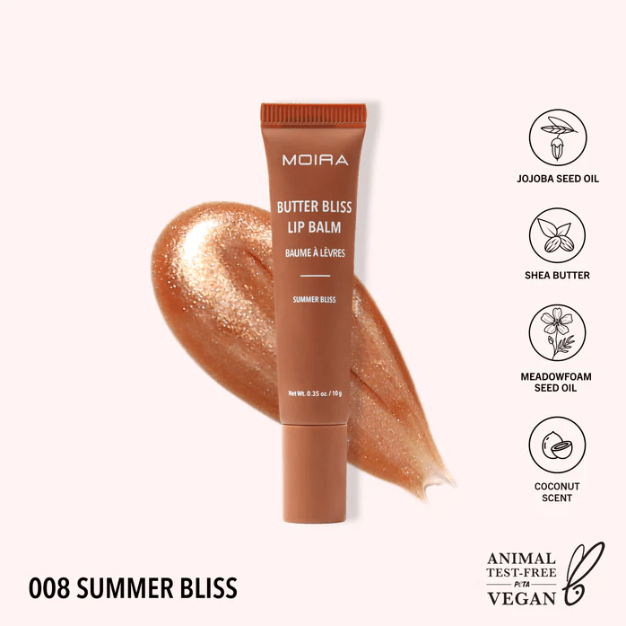 Glamour Us_Moira_Makeup_Butter Bliss Lip Balm_Summer Bliss_BBLB008 The best affordable Latina and Mexican makeup, beauty and cosmetics supply store in Chula Vista, San Diego