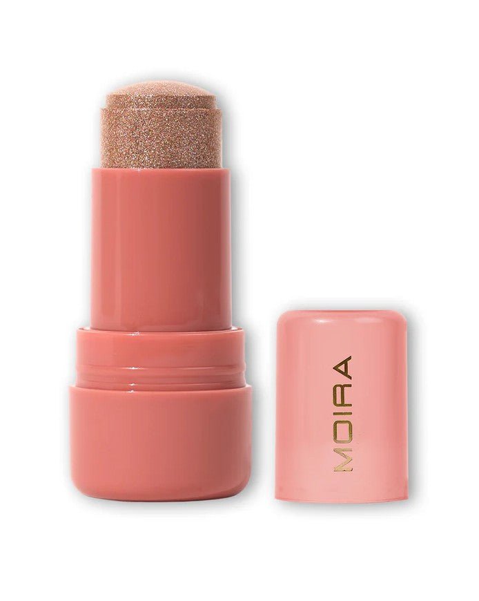 Glamour Us_Moira_Makeup_Icy Glow Jelly Stick Highlighter_Frosted Caramel_IJS005 Latina makeup, beauty and skincare supply store Mexican makeup products