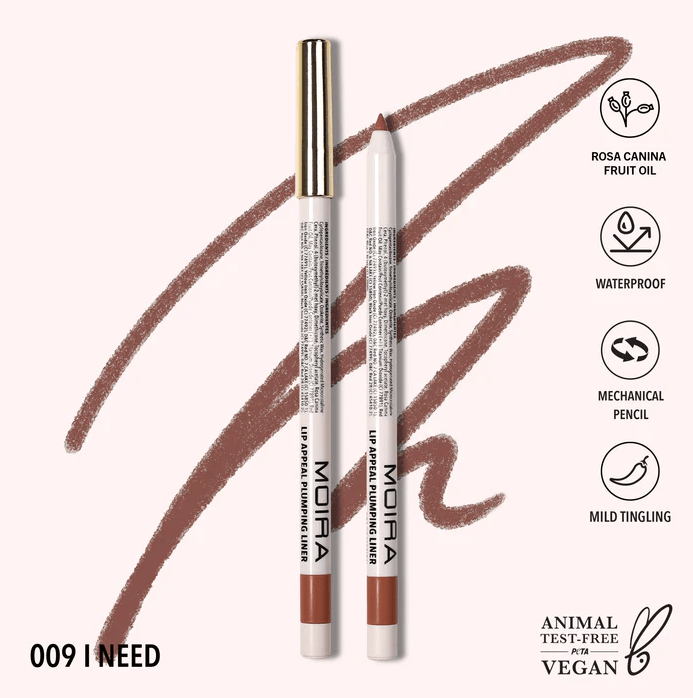 Glamour Us_Moira_Makeup_Lip Appeal Plumping Liner_I Need_LAPL009 Latina makeup, beauty and skincare supply store Mexican makeup products