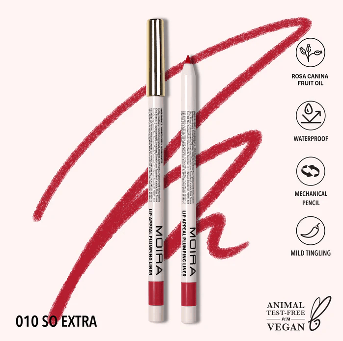 Glamour Us_Moira_Makeup_Lip Appeal Plumping Lip Liner Pencil_So Extra_LAPL010 The best affordable Latina and Mexican makeup, beauty and cosmetics supply store in Chula Vista, San Diego