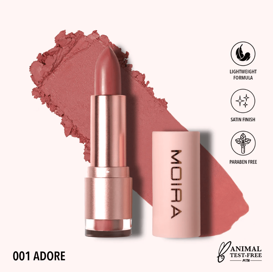 Glamour Us_Moira_Makeup_Lip Goddess Lipstick_Adore_GDL001 The best affordable Latina and Mexican makeup, beauty and cosmetics supply store in Chula Vista, San Diego