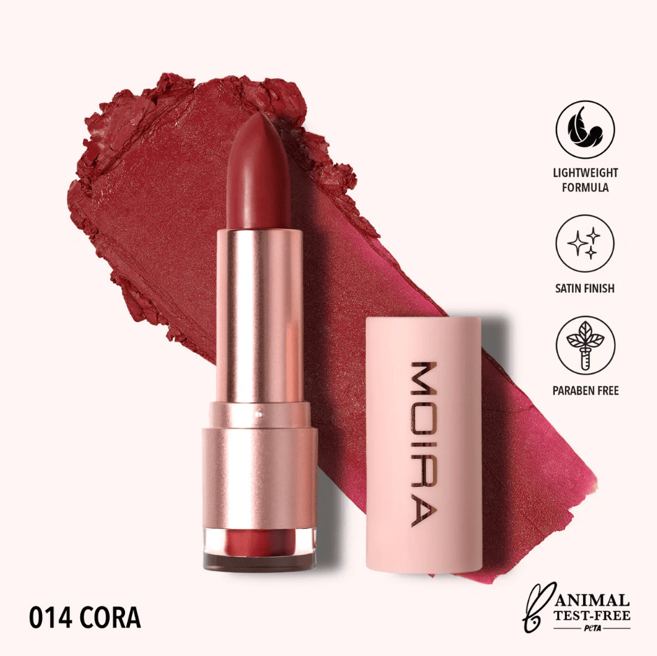Glamour Us_Moira_Makeup_Lip Goddess Lipstick_Cora_GDL014 The best affordable Latina and Mexican makeup, beauty and cosmetics supply store in Chula Vista, San Diego