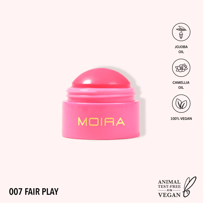 Glamour Us_Moira_Makeup_Soft Blush Balm_Fair Play_SBB07 Latina makeup, beauty and skincare supply store Mexican makeup products