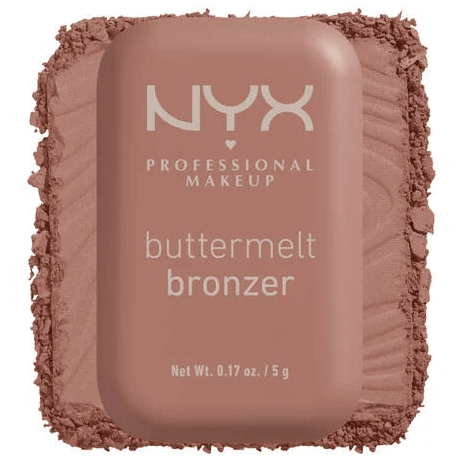 Glamour Us_NYX_Makeup_Buttermelt Bronzer_All Buttad Up - Light Medium Warm_BMB02 The best affordable Latina and Mexican makeup, beauty and cosmetics supply store in Chula Vista, San Diego
