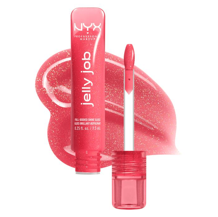 Glamour Us_NYX_Makeup_Jelly Job Full - Bodied High Shine Gloss_Jelly Kiss&