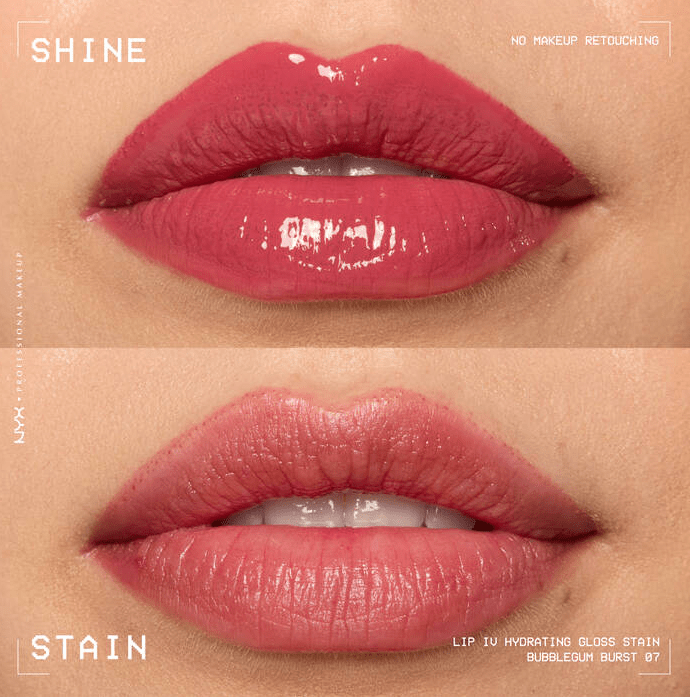 Glamour Us_NYX_Makeup_Lip I.V Hydrating Lip Gloss Stain_Hydra - Honey_WSLS02 Latina makeup, beauty and skincare supply store Mexican makeup products