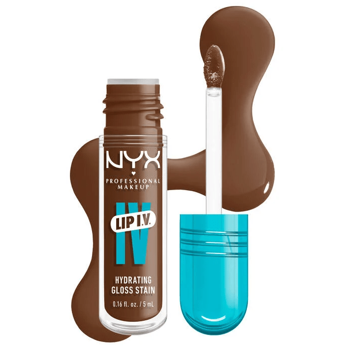 Glamour Us_NYX_Makeup_Lip I.V Hydrating Lip Gloss Stain_Splash&
