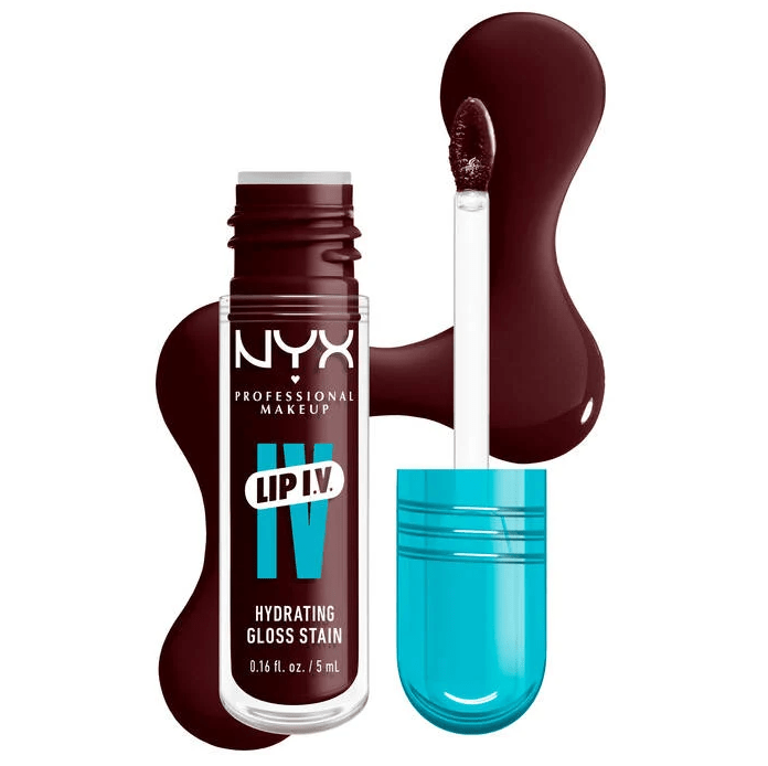 Glamour Us_NYX_Makeup_Lip I.V Hydrating Lip Gloss Stain_Water&