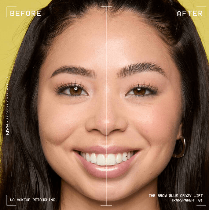 Glamour Us_NYX_Makeup_The Brow Glue Crazy Lift__TSBG01 The best affordable Latina and Mexican makeup, beauty and cosmetics supply store in Chula Vista, San Diego