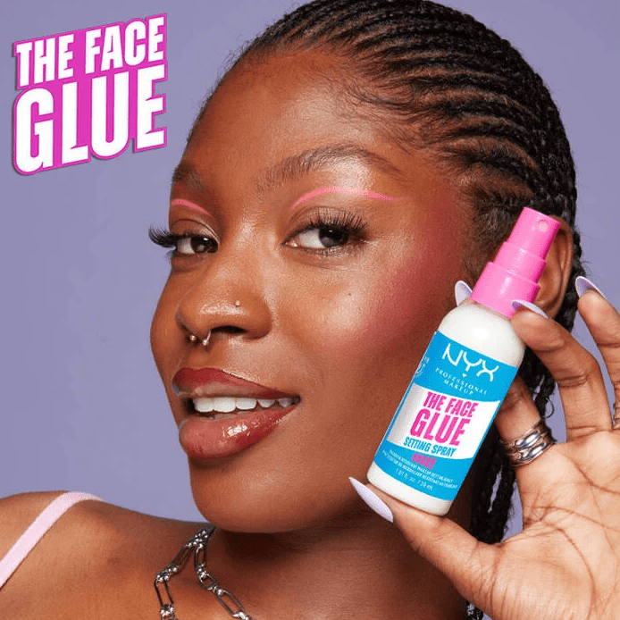 Glamour Us_NYX_Makeup_The Face Glue Setting Spray__FGSS01 The best affordable Latina and Mexican makeup, beauty and cosmetics supply store in Chula Vista, San Diego