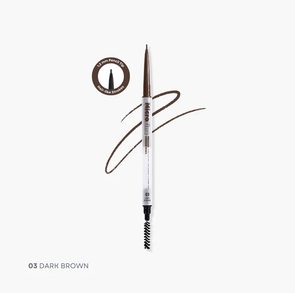 Glamour Us_Oz Lab_Makeup_Microfine Precision Eyebrow Pencil_Dark Brown_OZB-2601-03 The best affordable Latina and Mexican makeup, beauty and cosmetics supply store in Chula Vista, San Diego