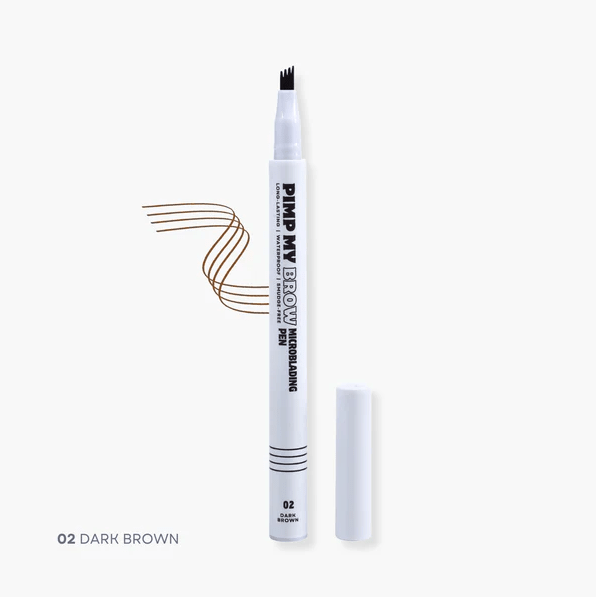Glamour Us_Oz Lab_Makeup_Pimp My Brow Microblading Pen_Dark Brown_OZB-2412-02 The best affordable Latina and Mexican makeup, beauty and cosmetics supply store in Chula Vista, San Diego