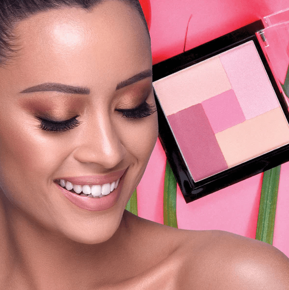Glamour Us_Palladio_Makeup_2 in 1 Mosaic Blush & Bronzer_Desert Rose_PM02 The best affordable Latina and Mexican makeup, beauty and cosmetics supply store in Chula Vista, San Diego