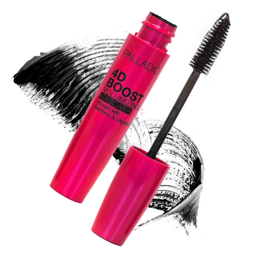 Glamour Us_Palladio_Makeup_4D Boost Volumizing Mascara_Black_MASV01 The best affordable Latina and Mexican makeup, beauty and cosmetics supply store in Chula Vista, San Diego