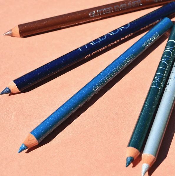 Glamour Us_Palladio_Makeup_Glitter Eye Liner Pencil_Black Sparkle_GP01 The best affordable Latina and Mexican makeup, beauty and cosmetics supply store in Chula Vista, San Diego