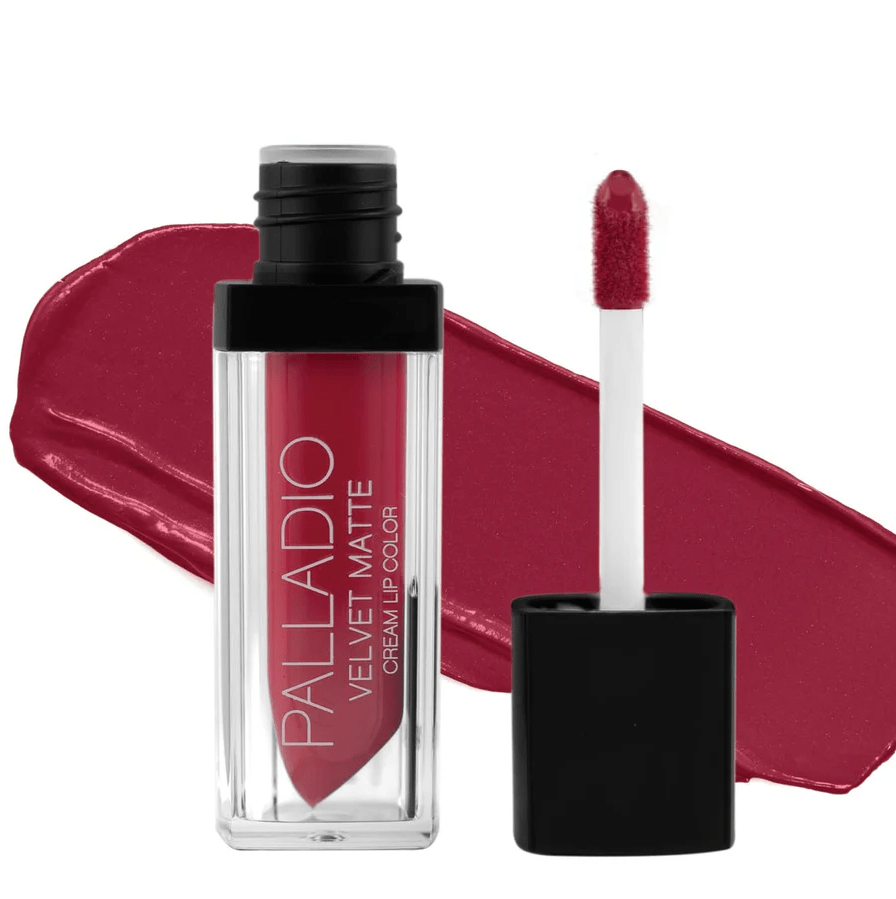 Glamour Us_Palladio_Makeup_Velvet Matte Cream Lip Color_Brocade_LV12 The best affordable Latina and Mexican makeup, beauty and cosmetics supply store in Chula Vista, San Diego