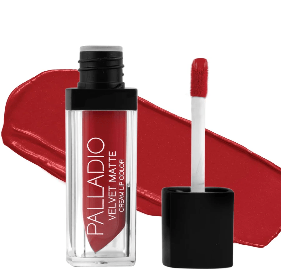 Glamour Us_Palladio_Makeup_Velvet Matte Cream Lip Color_Panne_LV07 The best affordable Latina and Mexican makeup, beauty and cosmetics supply store in Chula Vista, San Diego