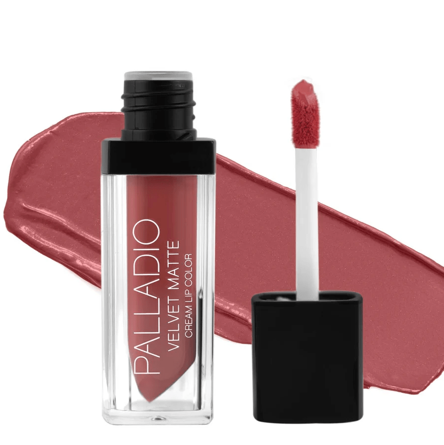 Glamour Us_Palladio_Makeup_Velvet Matte Cream Lip Color_Sateen_LV09 The best affordable Latina and Mexican makeup, beauty and cosmetics supply store in Chula Vista, San Diego