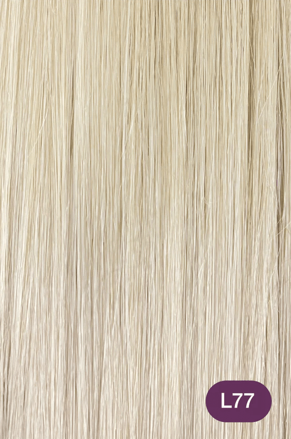 Glamour Us_Ruby_Hair_Ruby Silky Straight Clip - In Hair Extensions 18"_Blonde - L77_18 - L77 The best affordable Latina and Mexican makeup, beauty and cosmetics supply store in Chula Vista, San Diego