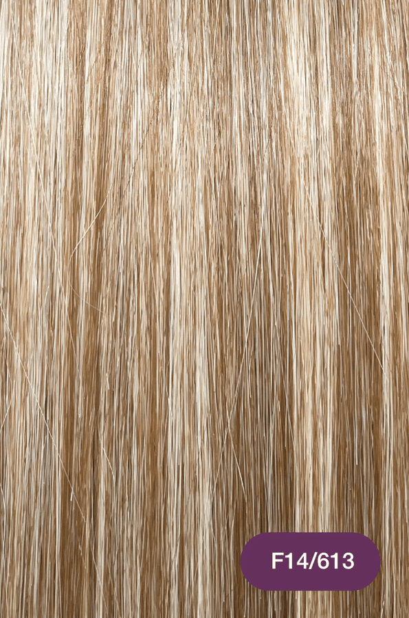 Glamour Us_Ruby_Hair_Ruby Silky Straight Clip - In Hair Extensions 22"_Blonde Highlights - F14/613_22 - F14/613 The best affordable Latina and Mexican makeup, beauty and cosmetics supply store in Chula Vista, San Diego