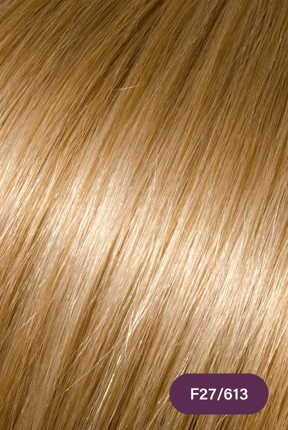 Glamour Us_Ruby_Hair_Ruby Silky Straight Clip - In Hair Extensions 22"_Golden Blonde - F27/613_22 - F27/613 The best affordable Latina and Mexican makeup, beauty and cosmetics supply store in Chula Vista, San Diego