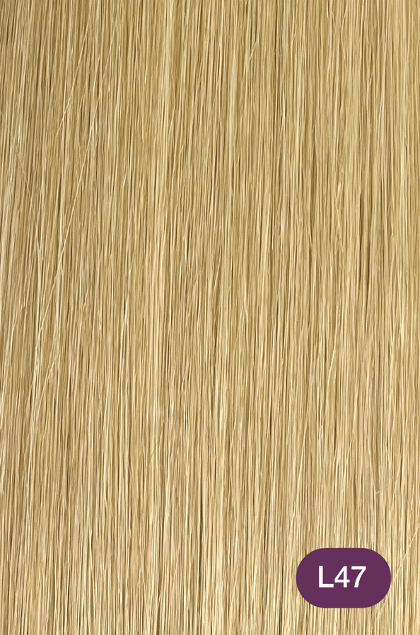 Glamour Us_Ruby_Hair_Ruby Silky Straight Clip - In Hair Extensions 22"_Platinum Light Blonde - L47_22 - L47 The best affordable Latina and Mexican makeup, beauty and cosmetics supply store in Chula Vista, San Diego