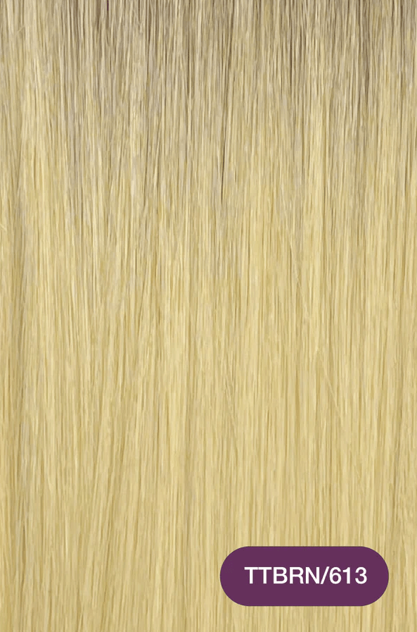 Glamour Us_Ruby_Hair_Ruby Silky Straight Clip - In Hair Extensions 22"_Balayage - TTBRN/613_22 - TTBRN/613 The best affordable Latina and Mexican makeup, beauty and cosmetics supply store in Chula Vista, San Diego