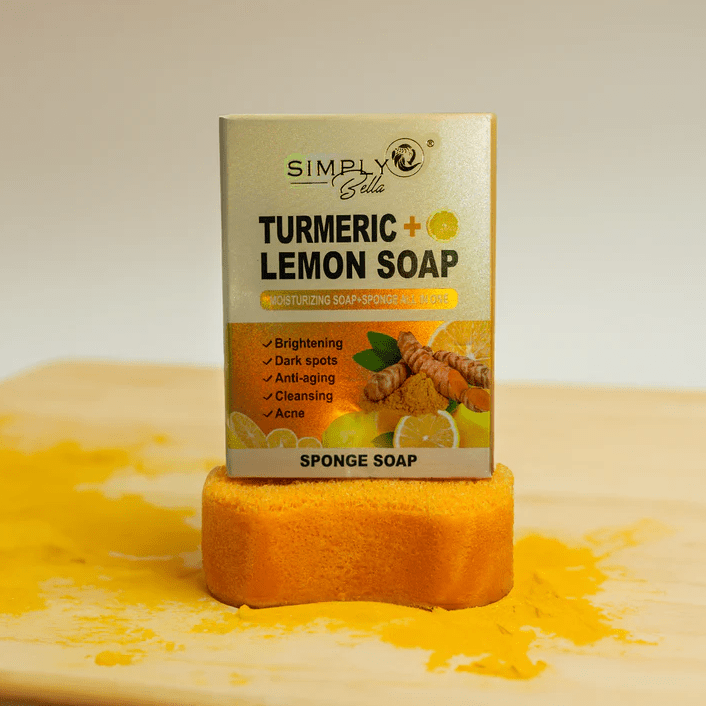 Glamour Us_Simply Bella_Skincare_Turmeric & Lemon Soap__SIM016 The best affordable Latina and Mexican makeup, beauty and cosmetics supply store in Chula Vista, San Diego