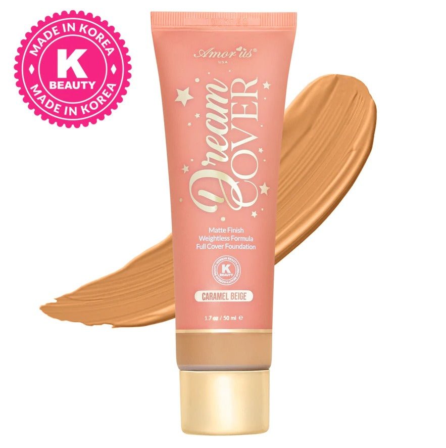 Glamour Us_Amorus_Makeup_Dream Cover_Caramel Beige_CO - DCF - 06 The best affordable Latina and Mexican makeup, beauty and cosmetics supply store in Chula Vista, San Diego