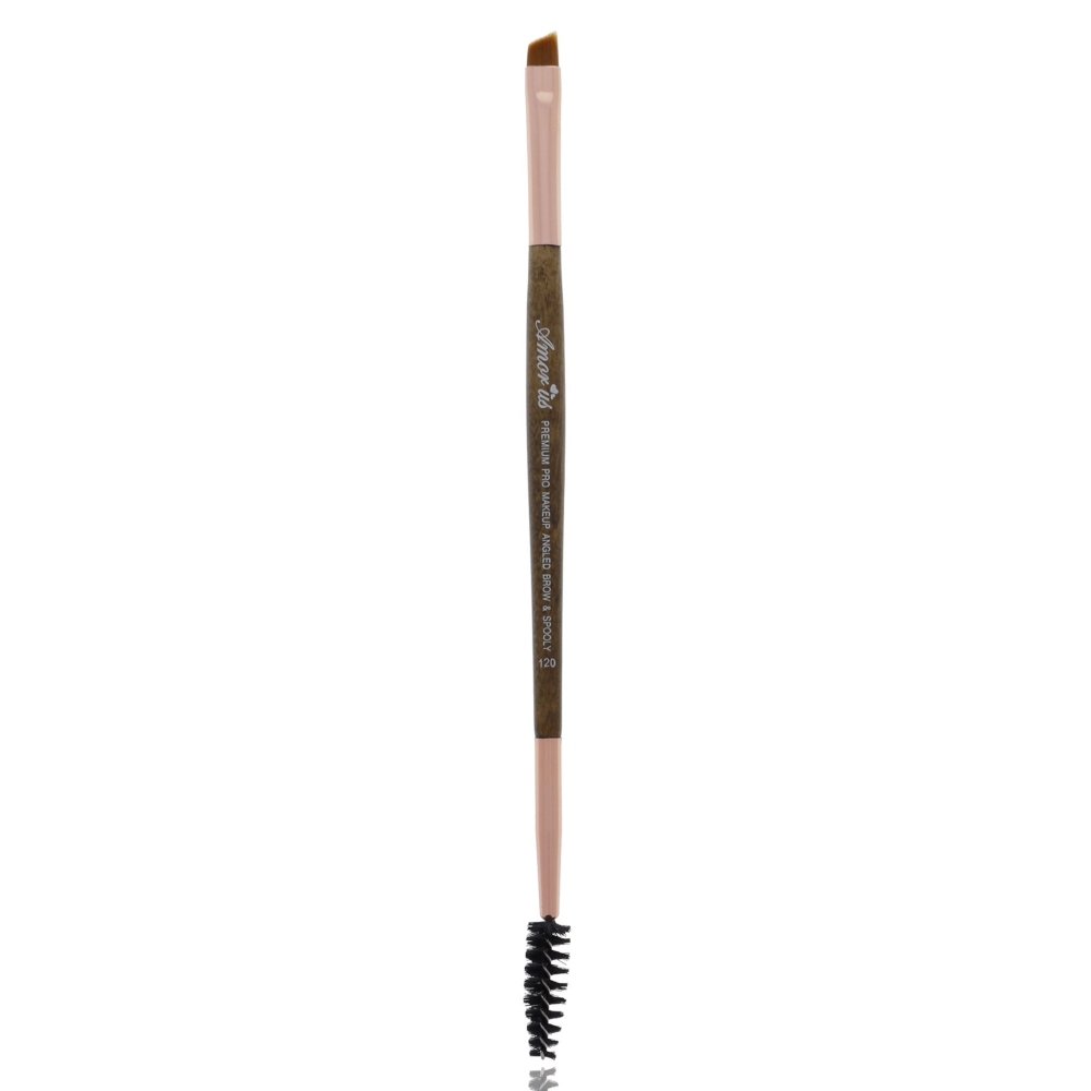 Glamour Us_Amorus_Tools & Brushes_Duo Brow and Liner 120 - Premium Makeup Brush__BR - 120 The best affordable Latina and Mexican makeup, beauty and cosmetics supply store in Chula Vista, San Diego