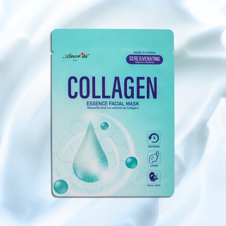 Glamour Us_Amorus_Skincare_Essence Facial Mask_Collagen_SK - COLLAGEN The best affordable Latina and Mexican makeup, beauty and cosmetics supply store in Chula Vista, San Diego