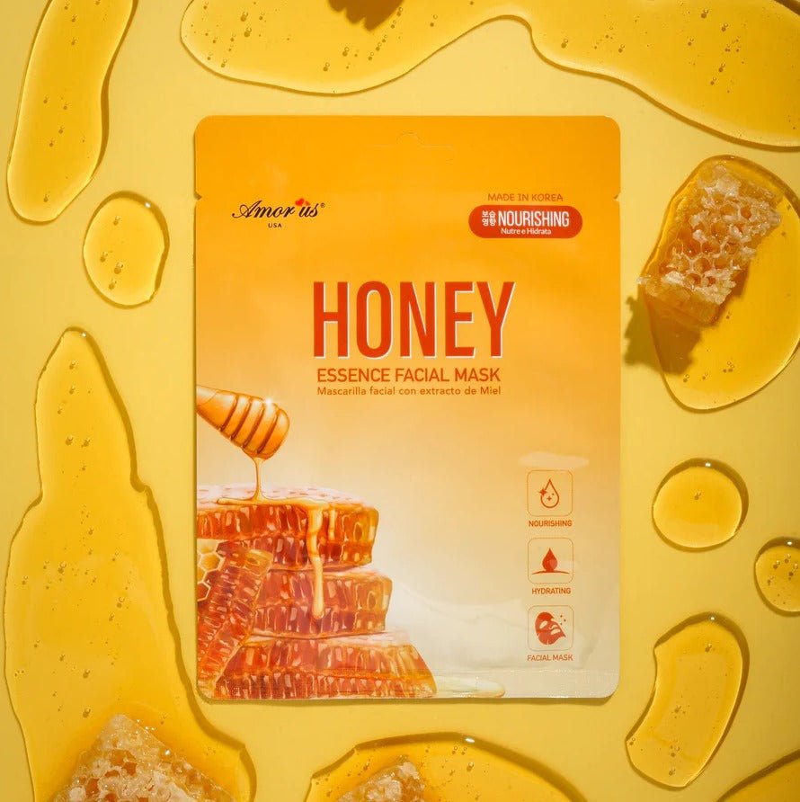 Glamour Us_Amorus_Skincare_Essence Facial Mask_Honey_SK - HONEY The best affordable Latina and Mexican makeup, beauty and cosmetics supply store in Chula Vista, San Diego