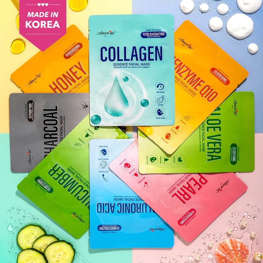 Glamour Us_Amorus_Skincare_Essence Facial Mask_Pearl_SK - PEARL The best affordable Latina and Mexican makeup, beauty and cosmetics supply store in Chula Vista, San Diego