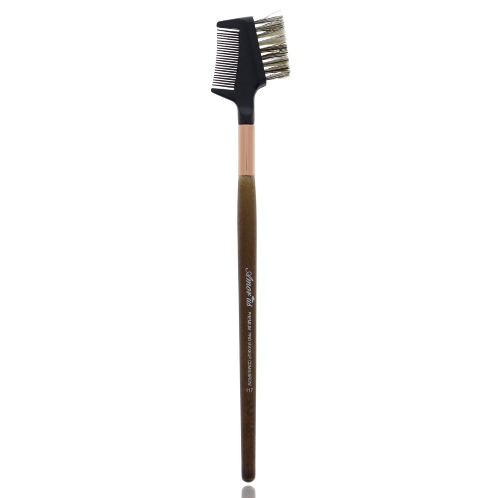 Glamour Us_Amorus_Tools & Brushes_Eyelash and Brow Comb 117 - Premium Makeup Brush__BR - 117 The best affordable Latina and Mexican makeup, beauty and cosmetics supply store in Chula Vista, San Diego